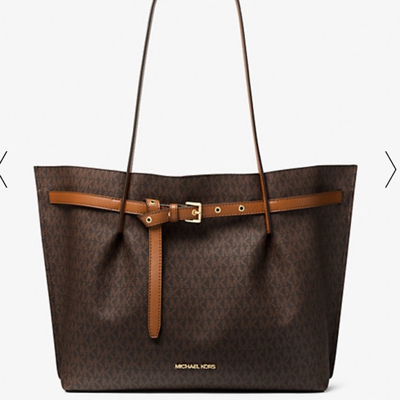 MICHAEL KORS
Emilia Large Logo Tote Shoulder Bag
COLOR BROWN
NWT - Picture 6 of 16